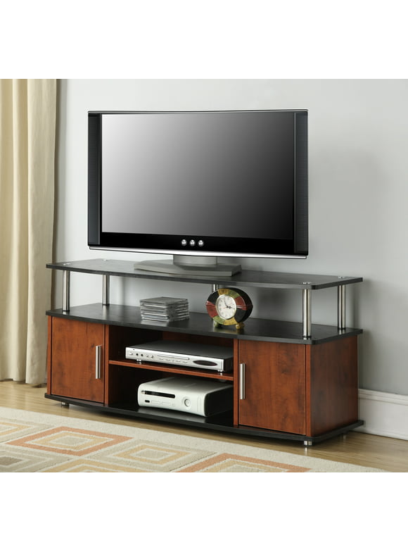 Convenience Concepts Designs2Go Black/Cherry Monterey TV Stand for TVs up to 46"