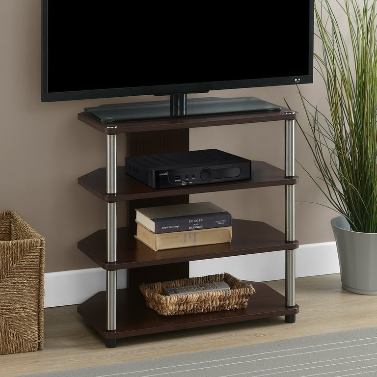 Convenience Concepts Designs2Go Corner TV Stand for TVs up to 29 Inches Espresso