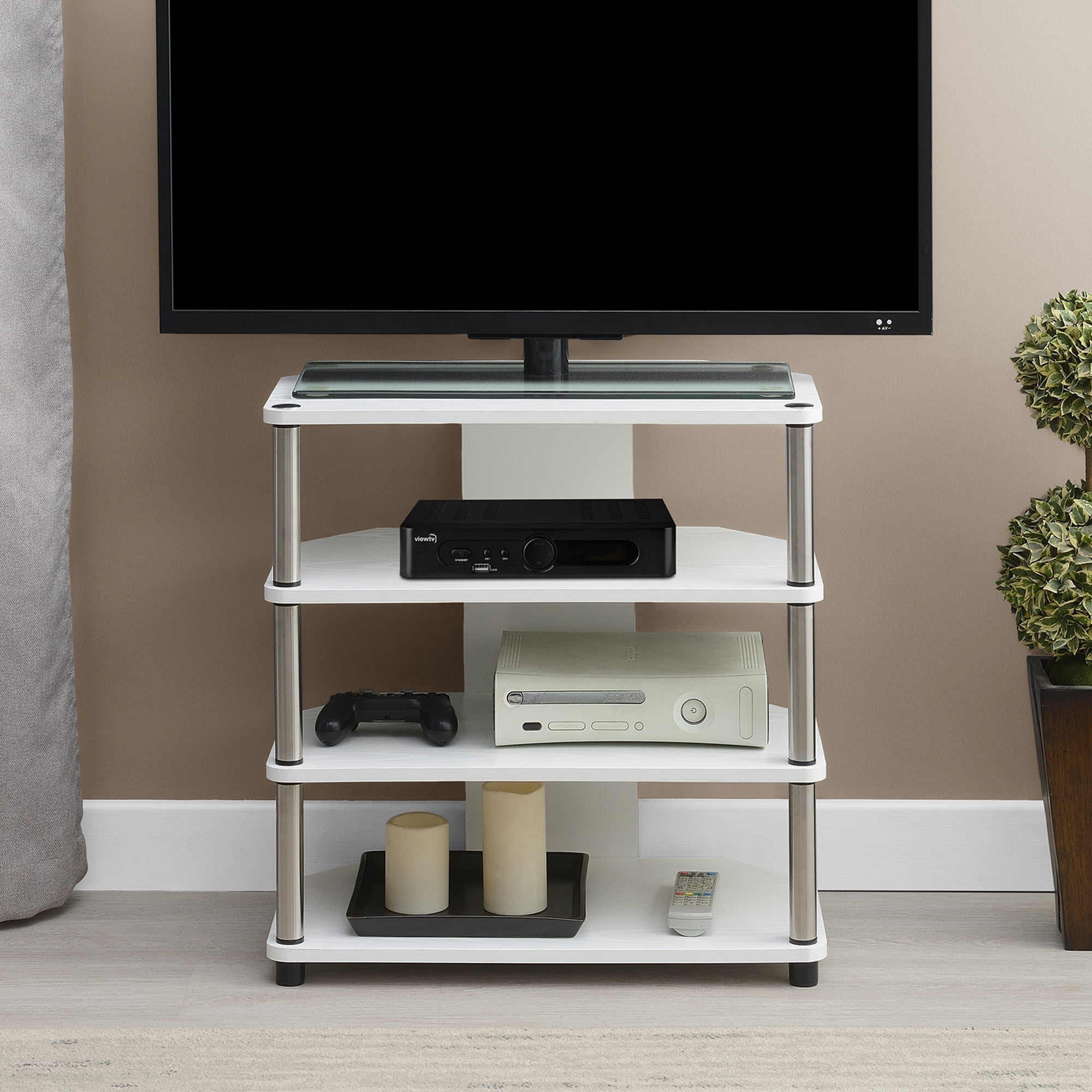 Convenience Concepts Designs2Go Corner TV Stand for TVs up to 29