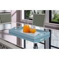 thumbnail image 1 of Convenience Concepts Designs2Go Decorative Serving Tray in Sea Foam Blue Wood Finish, 1 of 7