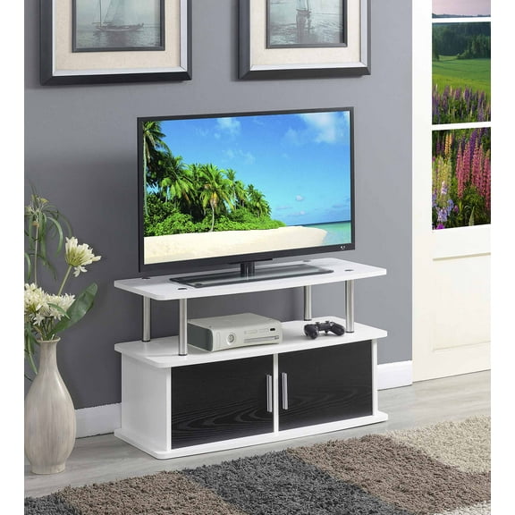 Convenience Concepts Designs2Go Deluxe 2 Door TV Stand with Cabinets