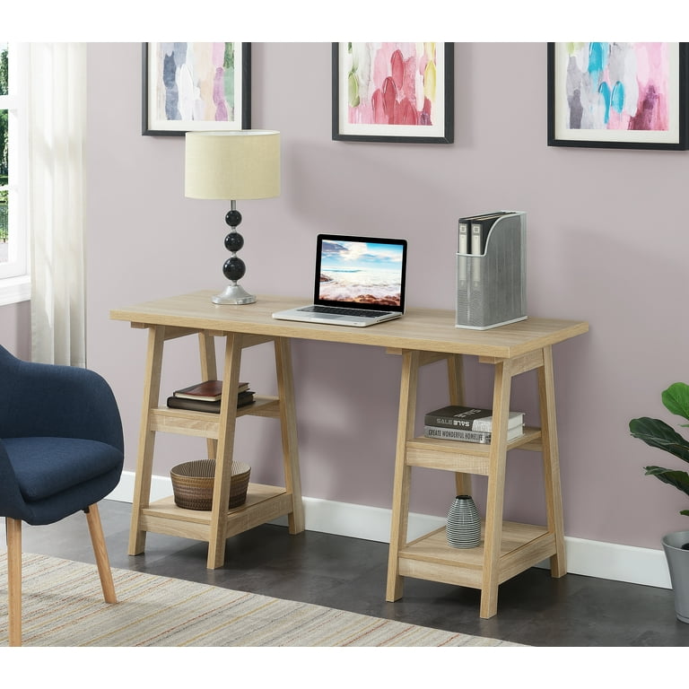 Double cheap trestle desk