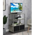 thumbnail image 1 of Convenience Concepts Designs2Go Highboy TV Stand with Storage Cabinets and Shelves for TVs up to 40 Inches, Faux Birch, 1 of 7