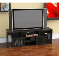 Convenience Concepts Designs2Go Lexington 59" TV Stand in Black Wood Finish