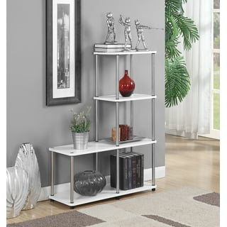 Decorative Bookshelf 33 White - Convenience Concepts