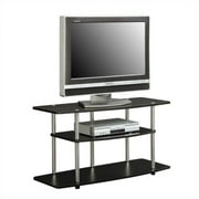 Convenience Concepts Designs2Go No Tools 3 Tier Wide TV Stand for TVs up to 46", Espresso