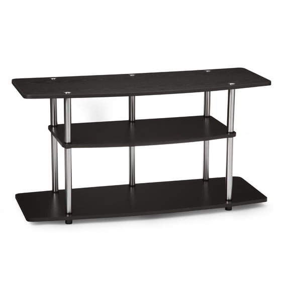 Convenience Concepts Designs2Go No Tools 3 Tier Wide TV Stand for TVs up to 46", Espresso