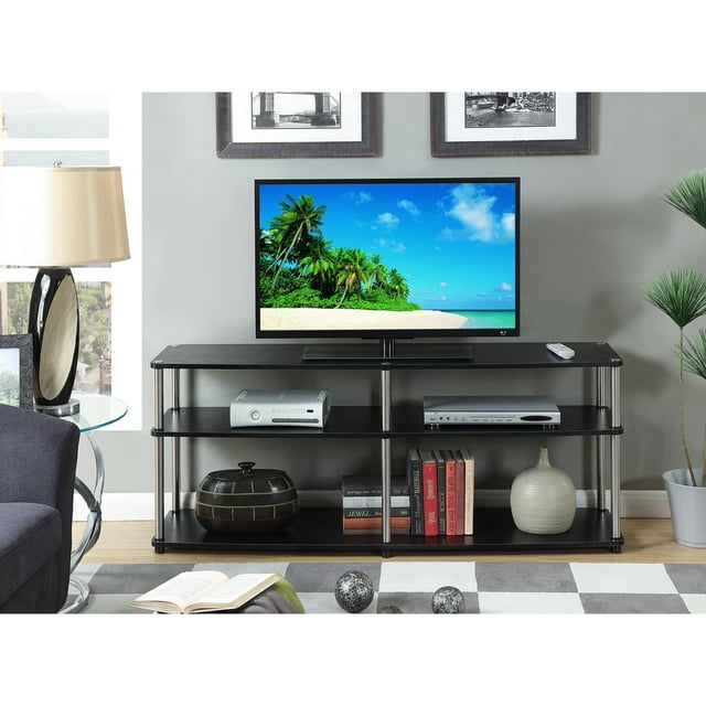 Convenience Concepts Designs2Go No Tools 3 Tier Wide TV Stand for TVs