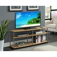 thumbnail image 1 of Convenience Concepts Designs2Go No Tools 3 Tier Wide TV Stand for TVs up to 65 Inches, Light Oak, 1 of 4
