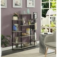 thumbnail image 1 of Convenience Concepts Designs2Go No Tools Wall Unit Bookshelf, Faux Birch/Black Poles, 1 of 5