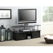 Convenience Concepts Designs2Go TV Stand w/ 3 Storage Cabinets & Shelf for TVs up to 55", Espresso