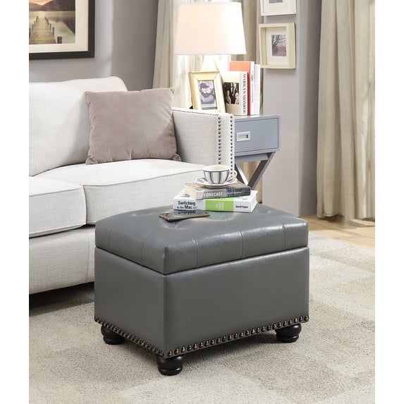 Convenience Concepts Designs4Comfort 5th Avenue Storage Ottoman, Multiple Finishe