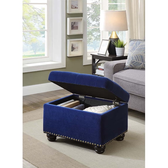 Convenience Concepts Designs4Comfort 5th Avenue Storage Ottoman, Multiple Finishes