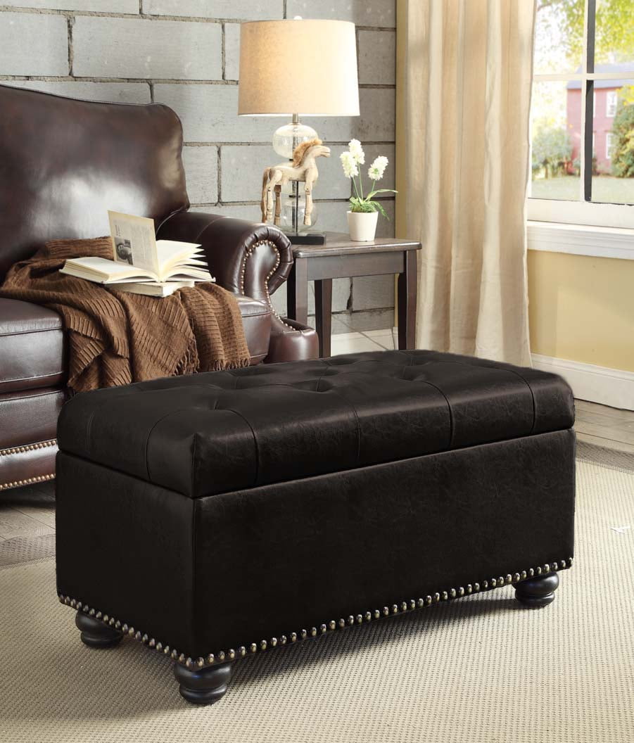 Espresso 2024 storage ottoman
