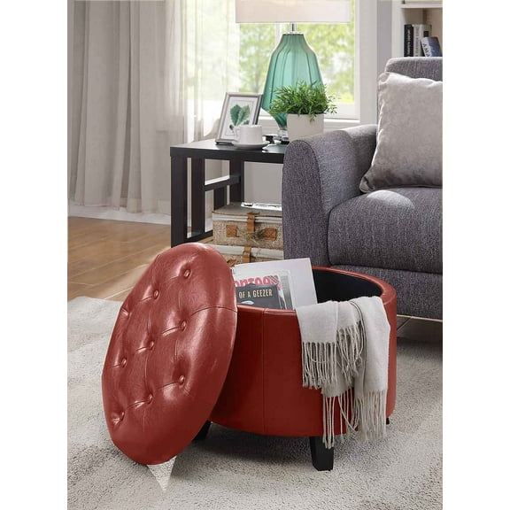 Convenience Concepts Designs4Comfort Round Ottoman