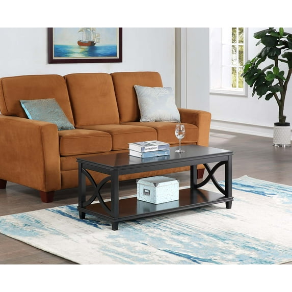 Convenience Concepts Florence Coffee Table, Black
