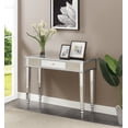 thumbnail image 1 of Convenience Concepts French Country 1 Drawer Mirrored Desk/Console Table, 1 of 3