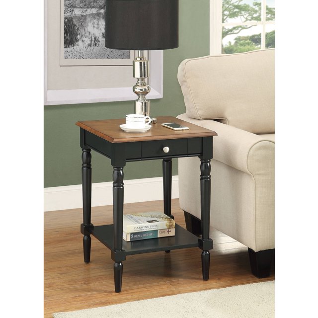 Convenience Concepts French Country End Table with Drawer