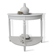 Convenience Concepts French Country Entryway Table in White Wood Finish