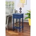 thumbnail image 1 of Convenience Concepts French Country Khloe 1 Drawer Accent Table with Shelf, Cobalt Blue, 1 of 8