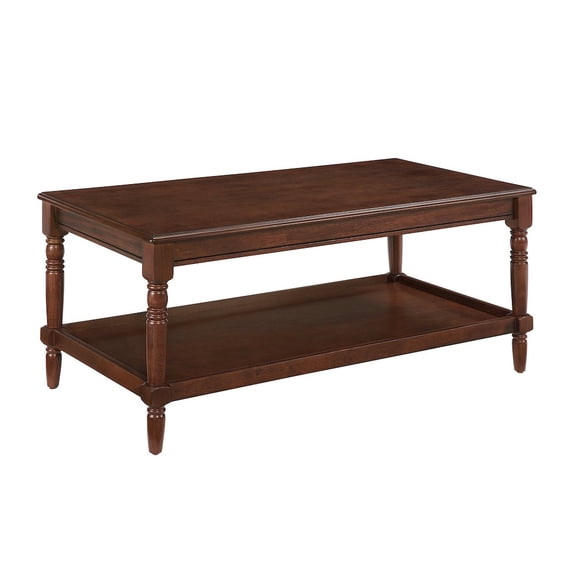 Convenience Concepts French Country Manor No Tools Coffee Table with Shelf