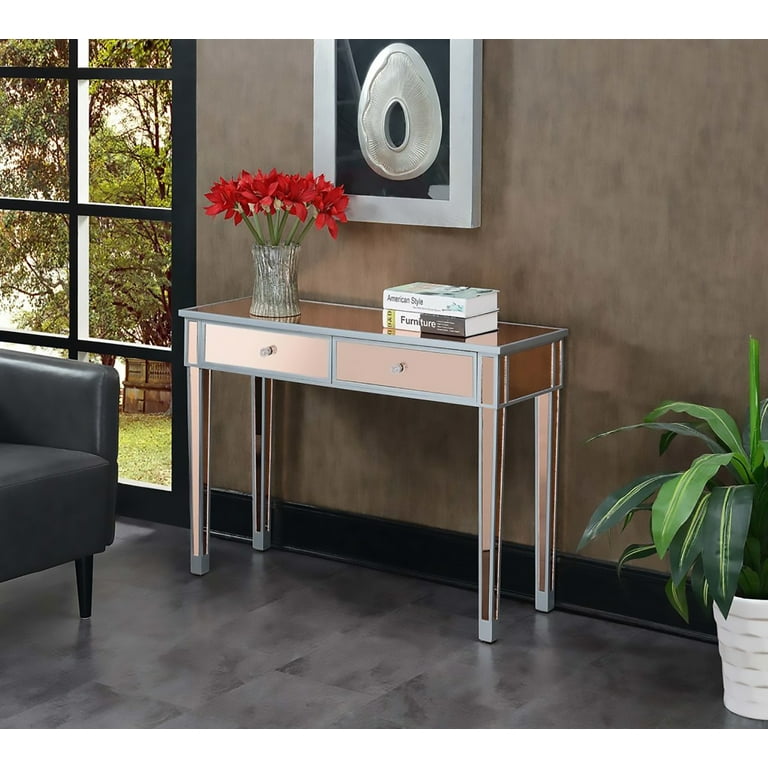 dressing table gold coast Amazon.com: Convenience Concepts Gold Coast Mirrored Desk 42"