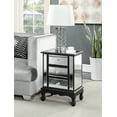 thumbnail image 1 of Convenience Concepts Gold Coast Vineyard 3 Drawer Mirrored End Table, 1 of 4