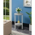 thumbnail image 1 of Convenience Concepts Graystone 24"" Plant Stand in Gray Faux Marble Wood Finish, 1 of 6