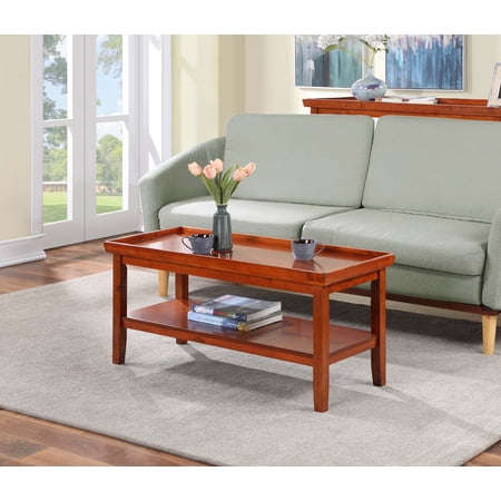 Convenience Concepts Ledgewood Coffee Table with Shelf Multiple Finishes