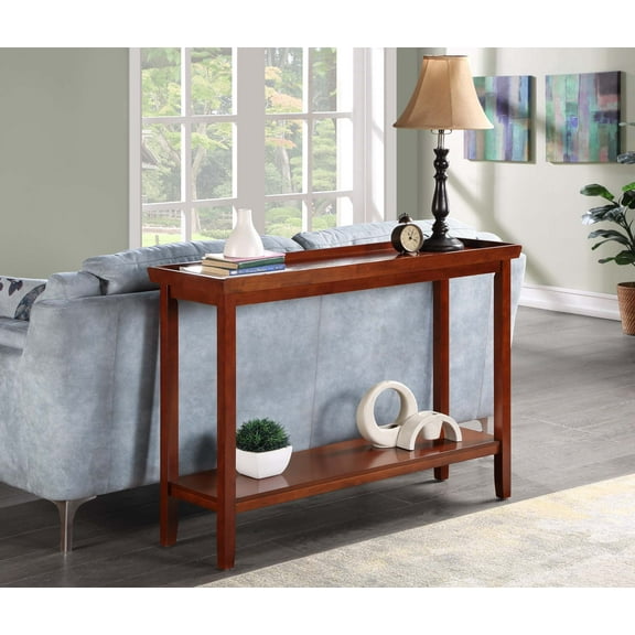 Convenience Concepts Ledgewood Console Table with Shelf Multiple Finishes