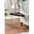 thumbnail image 1 of Convenience Concepts Lunar Triangle End Table, Multiple Finishes, 1 of 5