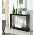 thumbnail image 1 of Convenience Concepts Mission Console Table, Black, 1 of 4
