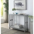 thumbnail image 1 of Convenience Concepts Mission Console Table with Shelf, Gray, 1 of 4