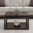 thumbnail image 1 of Convenience Concepts Monterey Square Coffee Table with Shelf, Espresso, 1 of 6
