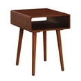 thumbnail image 1 of Convenience Concepts Napa End Table with Shelf, Mahogany, 1 of 6