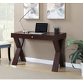 thumbnail image 1 of Convenience Concepts Newport 30 in. Tall 1 Drawer Desk, Mahogany, All Ages, 1 of 6