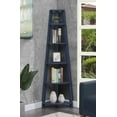 thumbnail image 1 of Convenience Concepts Newport 6 Tier Corner Bookshelf, Cobalt Blue, 1 of 7