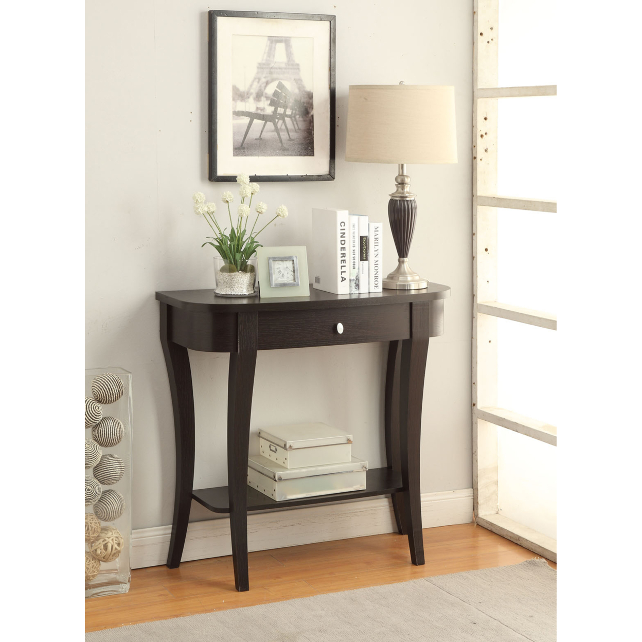 Convenience Concepts Newport Entryway Console Table, Multiple Finishes - image 1 of 2