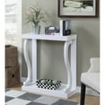thumbnail image 1 of Convenience Concepts Newport Gramercy Console Table in White Wood Finish, 1 of 2