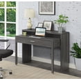 thumbnail image 1 of Convenience Concepts Newport JB Console/Sliding Desk with Drawer and Riser, Multiple Finishes, 1 of 4