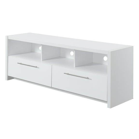 Convenience Concepts Newport Marbella TV Stand with Cabinets and Shelves for TVs up to 65 Inches