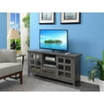 thumbnail image 1 of Convenience Concepts Newport Park Lane 1 Drawer TV Stand with Storage Cabinets and Shelves for TVs up to 65 Inches, Weathered Gray, 1 of 3