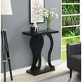 thumbnail image 1 of Convenience Concepts Newport Terry B Console Table, Black, 1 of 3