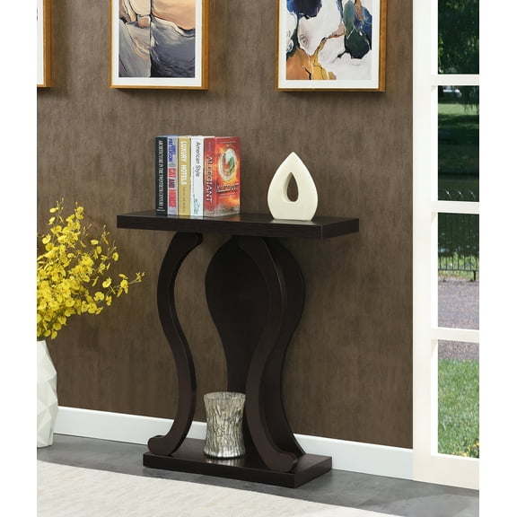Convenience Concepts Newport Terry B Console Table, Espresso