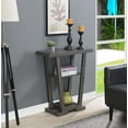 thumbnail image 1 of Convenience Concepts Newport V Console Table, Gray, 1 of 2