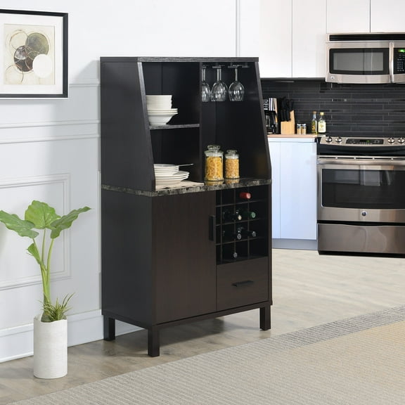 Convenience Concepts Newport Wine Storage Bar