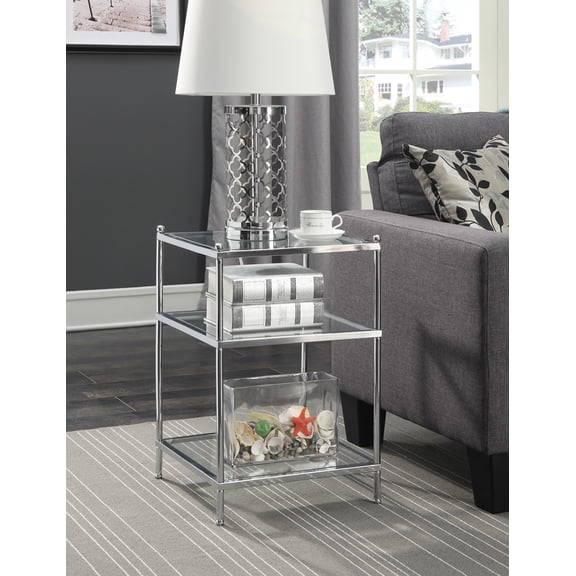 Convenience Concepts No Tools Royal Crest End Table, Multiple Finishes