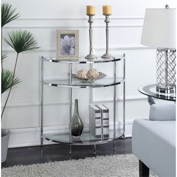 Convenience Concepts No Tools Royal Crest Entryway Table