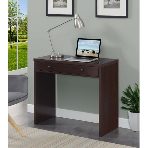 Convenience Concepts Northfield 30 inches Tall 1 Drawer 36-inch Desk, Espresso, All Ages