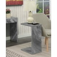 thumbnail image 1 of Convenience Concepts Northfield Admiral C End Table, Gray Faux Marble, 1 of 9